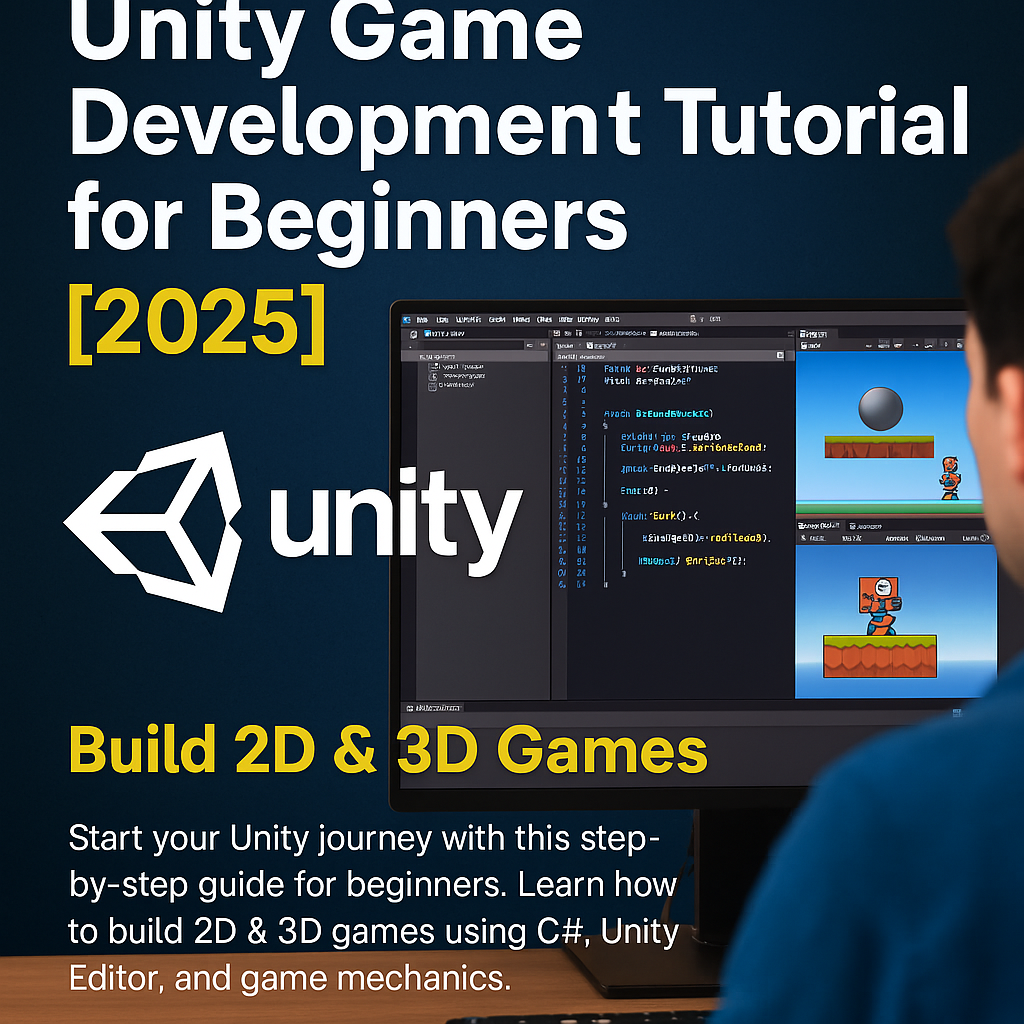 🔥 Unity Game Development Tutorial for Beginners [2025] – Build 2D & 3D Games